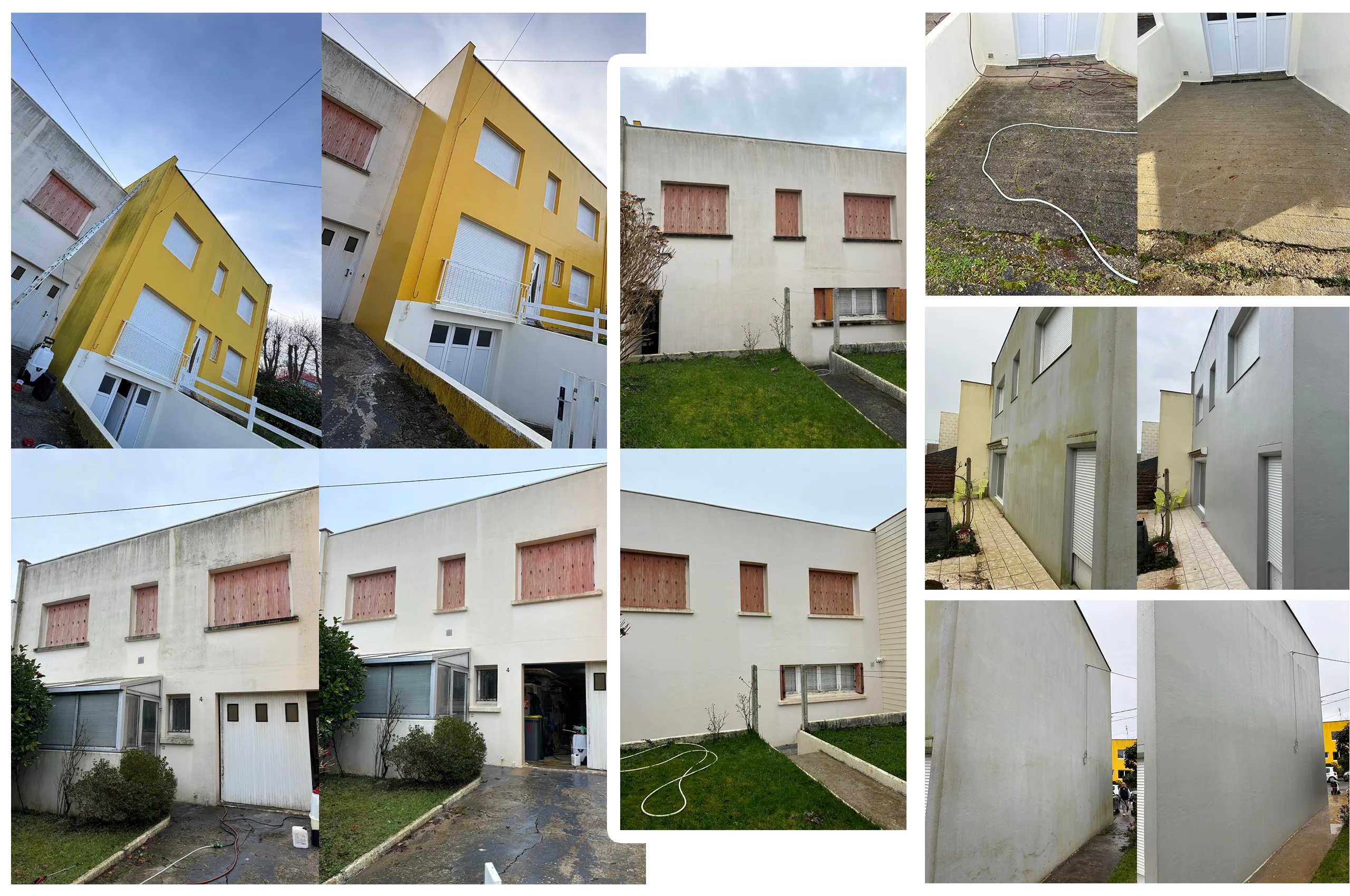 Nettoyage de façade avant après – Bretagne